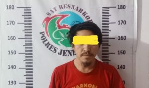 Satres Narkoba Polres Jeneponto Tangkap Terduga Pelaku Pengguna Narkoba Jenis Sabu.