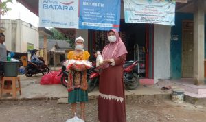 Launching Penyaluran Program BPNT e-Warong Etin Desa Karyasari Berjalan Lancar