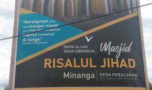 Butuh Bantuan untuk Rehabilitasi Masjid Risalul Jihad di Desa Pebaloran