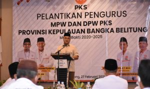 Gubernur Erzaldi Apresiasi Sistem Pengkaderan Partai Keadilan Sejahtera Babel