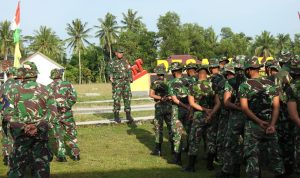 Apel Bersama Satgas TMMD-110 Sebelum Melalsanakan Tugas