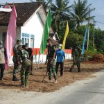 Lestarikan Gotong-royong, Satgas TMMD 110 Bersama Warga Sukorahayu 