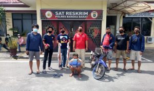 Sat Reskrim Polres Bangka Barat Berhasil Mengamankan Pelaku Curanmor