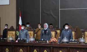 DPRD Jeneponto Rapat Paripurna Penyerahan LKPJ Bupati Tahun 2020