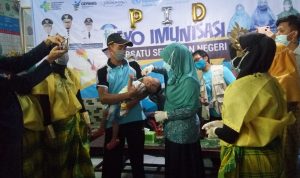 Takalar Jadi Pusat Pelaksanaan Pekan Imunisasi Dunia Tahun 2021