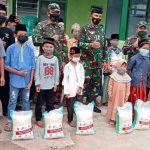 Ramadhan Penuh Berkah, Koramil 2306/Mancak Adakan Santunan Anak Yatim Piatu dan Santri