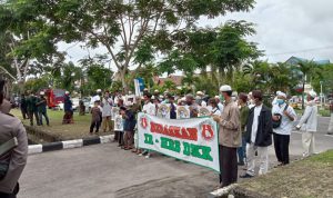 Tuntut Habib Rizieq Dibebaskan, Aliansi Pecinta Habib dan Ulama Se-Bangka Gelar Aksi Damai ke Kejati Babel