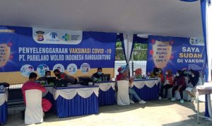 Dukung Program Pemerintah, Ribuan Karyawan PT PWI 6 Rangkasbitung Divaksin