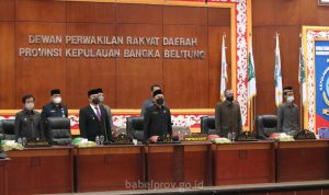 Sah, DPRD Babel Setujui Raperda Pertanggungjawaban APBD 2020