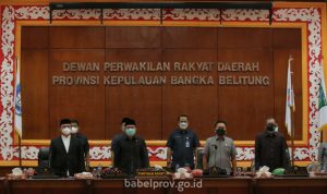 Dalam Rapat Paripurna DPRD Babel Erzaldi Rosman Meyampaikan Perubahan KUA dan PPAS Tahun 2021