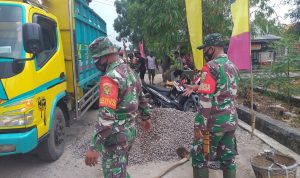 Karya Bhakti Koramil Labuhan Maringgai Bersama Pemdes Wujud Nyata Pengabdian kepada Rakyat