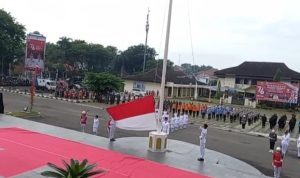 Peringatan HUT ke-76 RI di Pangkalpinang Molen Pimpin Upacara