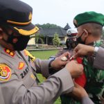 Wakili Dandim, Pasiops Hadiri Apel Gelar Pasukan Ops Patuh Krakatau Tahun 2021