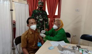 Gratis Terima Vaksinasi TNI-Polri, Warga Ucapkan Terima Kasih