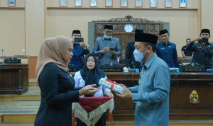 Wabup Jeneponto Hadiri Rapat Paripurna DPRD Penyerahan Ranperda Perubahan APBD