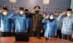 Secara Virtual, Kapolsek Malingping Polres Lebak Ikuti Upacara Hari Kesaktian Pancasila