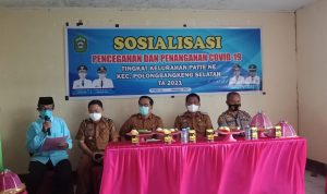 Kelurahan Patte’ne Laksanakan Sosialisasi Pencegahan dan penanganan Covid-19 