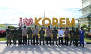 Jelang Sertijab, Kapolda Babel Pamit Kepada Prajurit Korem 045/Garuda Jaya