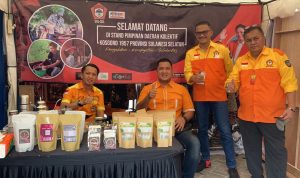 Kosgoro Sulsel Pamerkan Kopi Banyorang dan Teh Kelor Bantaeng di Jakarta