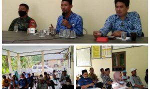 Bahas Vaksinasi dan Siskamling, Pemdes Cilangkahan Kumpulkan Para RT dan RW