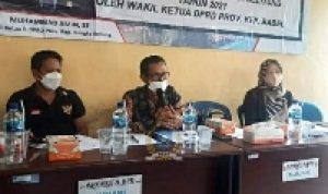 M Amin Wakil Ketua DPRD Prov Babel Gelar Sosialisasi Penyebarluasan Informasi Perda 10 Tahun 2010 Kab Baksel