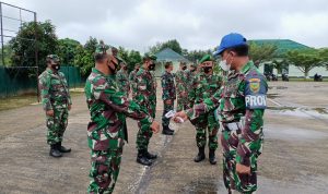 Laksanakan Apel Pagi Kodim 0429 Lamtim Mengawali Aktifitas