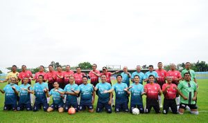 Pemkot Pangkalpinang dan Pemkab Bangka Lakukan Pertandingan Persahabatan Sepak Bola