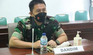 Dandim 0429/Lamtim Ikuti Pengarahan Pangdam II/Sriwijaya Secara Virtual