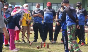 Peringati HUT ke-3 Tahun, Kodim 0429/Lamtim Gelar Lomba Wood Ball