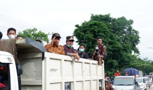 Wabup Takalar Dampingi Gubernur Sulsel Pantau Lokasi Banjir dan