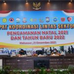 Kapolda Sulsel buka Rakor Lintas Sektoral Dalam Rangka Kesiapan Operasi Lilin 2021