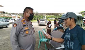 Sasar Pengguna Jalan, Polres Lebak Gelar Vaksinasi Gabungan di Malingping