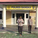 Wakapolres Pimpin Apel Pagi dan Berikan Arahan Terhadap Seluruh Personil Polres Bangka