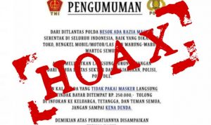 Beredar Pengumuman Razia Masker Serentak, Polda Babel Tegaskan Informasi Tersebut Hoax