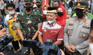 Jajaran Forkopimda Sambut Kunker Menteri Sosial RI di Kabupaten Lampung Timur