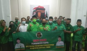 Dapil I di 4 Kecamatan Lamtim PPP Rampung Bentuk PAC