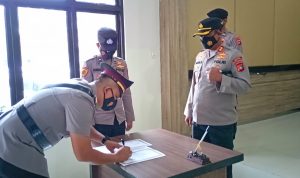 AKBP Agus Siswanto Gelar Sertijad di Lingkungan Kapolres Bangka Barat