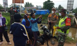 Pelanggar Prokes Pasar Taman Cari Ditertibkan Petugas Gabungan