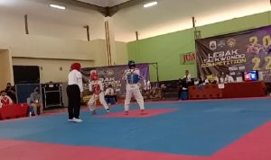 Cabang olahraga Taekwondo Lebak Gelar Competition Tingkat Kabupaten