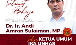 Andi Sudirman Ucapkan Selamat Terpilihnya Penerus JK Sebagai Ketum IKA Unhas