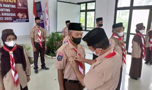 Kwartir Ranting Gerakan Pramuka Air Gegas Resmi Dilantik