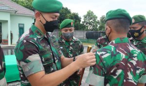 Pimpin Korps Raport Anggota Pindah Satuan, Dandim : Jaga Nama Baik Satuan Dimanapun Tugas Berada