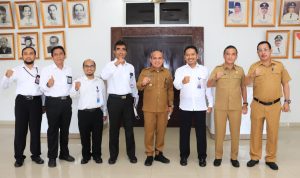 Maulan Aklil Walkot Pangkalpinang Merima Kunjungan BPKP Provinsi Babel