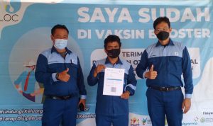 PT.Lautan Otsuka Chemical Gelar Vaksinasi Dosis ke Tiga untuk Karyawan