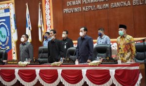 DPRD Provinsi Babel Gelar Paripurna Penyampaian Perubahan Alat Kelengkapan