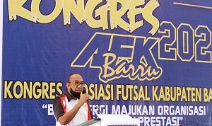 Wakili Bupati Barru, Abdul Rahim Buka Kongres AFK Barru 2022-2026