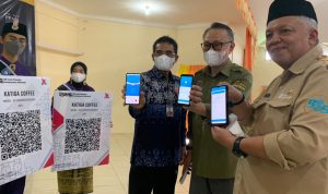 KPWBI Babel bersama Pemda Bangka Barat dan Bank Sumsel Babel Launching QRIS dan Cashless Payment System Transaksi 