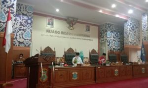 Rapat Paripurna Penyampampaian LKPJ Walkot Pangkalpinang Tahun 2021 Dipimpin Abang Hertza