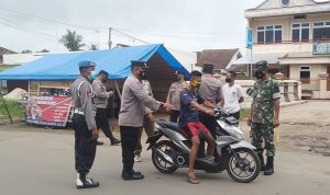 Hari Pertama Ramadhan, Personil Gabungan Gelar Yustisi Pendisiplinan Prokes