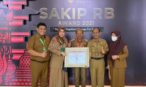 Pemkab Jeneponto Raih Penghargaan ‘SAKIP dan RB Award 2021’ dari Kementrian PANRB